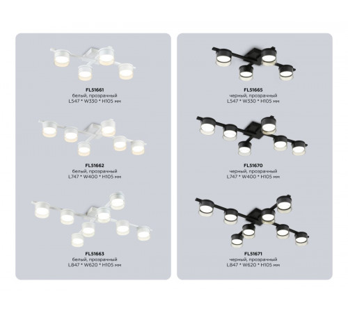 Потолочный светильник Ambrella Light Comfort FL51661