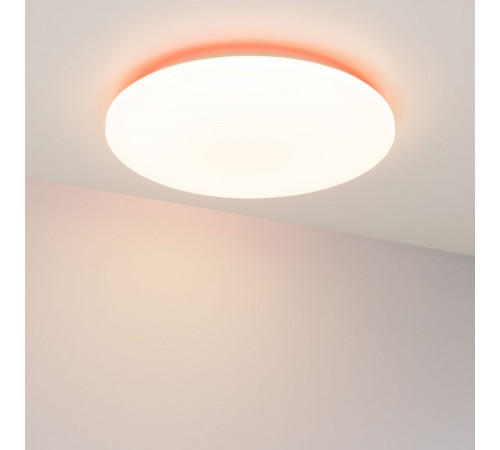 Потолочный светильник Arlight SP-FAVOR-R600-50W Day4000-MIX-RGB (WH, 100 deg, 230V, Tuya Zigbee) (IP54 Пластик) 057444