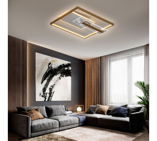 Потолочный светильник LED4U L1045-500 GD Потолочный светильник LED4U L1045-500 GD