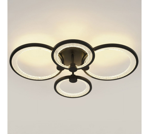 Потолочный светильник Эра Модерн Odry CLL-1-78W 3K-6,5K RC BK