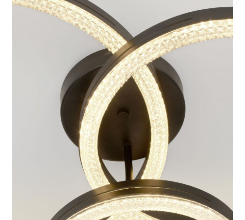 Потолочный светильник Эра Модерн Bloom CLL-1-110W 3K-6K RC BK