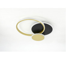 Потолочный светильник Эра Модерн City CLL-1-60 3K-6,5K RC BK+GD