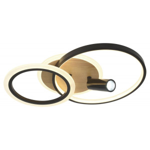 Потолочный светильник Эра Модерн Rondo CLL-1 85W 3K-6,5K RC BK