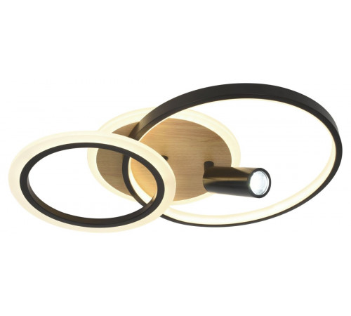 Потолочный светильник Эра Модерн Rondo CLL-1 85W 3K-6,5K RC BK