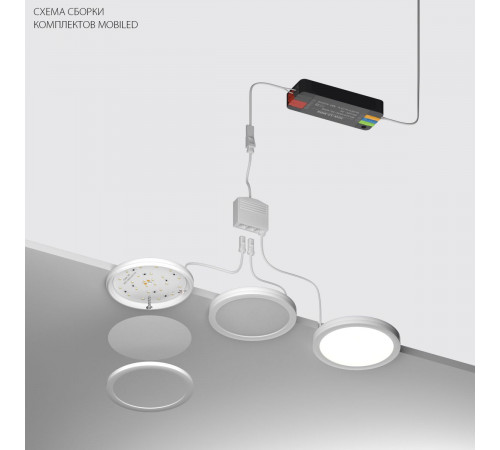 Комплект со светильником Lightstar Mobiled 12V 10W 500LM 036530-2 (036530-2+412036+036003)