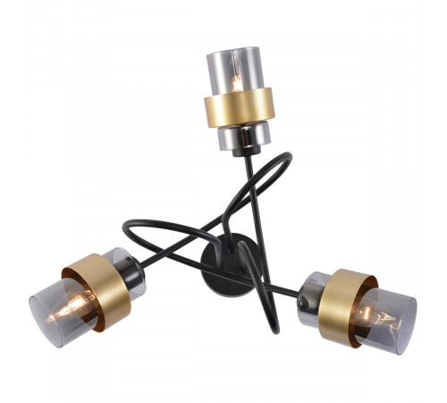 Потолочный светильник Escada Hurricane 1139/3P Black/Gold