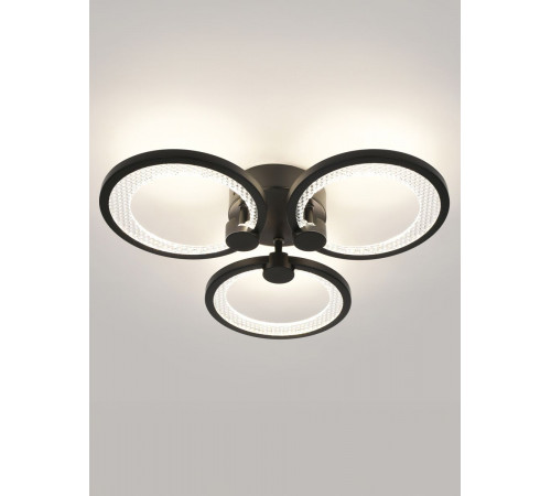 Потолочный светильник Эра Модерн Odry CLL-1-46W 3K-6,5K RC BK