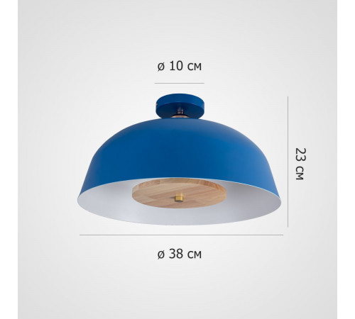 Потолочный светильник ImperiumLoft Globemi Blue 302741-26 Потолочный светильник ImperiumLoft Globemi Blue 302741-26