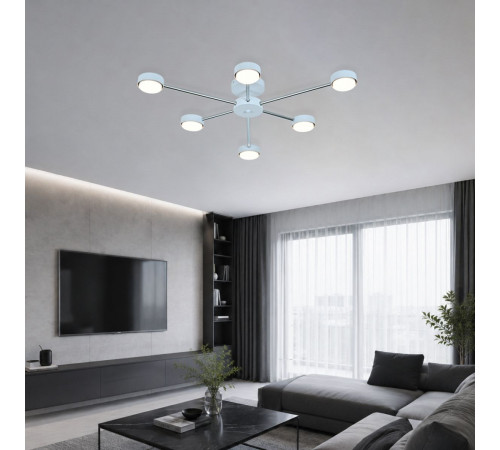 Потолочный светильник Escada Luminix 120008/6R White/Chrome ES0000095