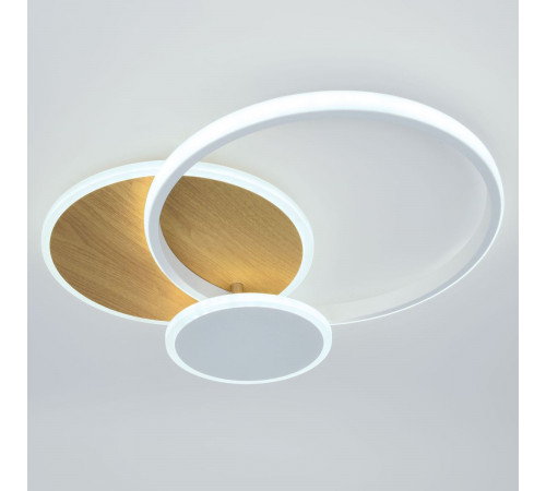 Потолочный светильник Эра Модерн City CLL-1-60-RC WH+Wood