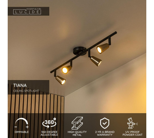 Потолочный светильник Lucide Tiana 65901/04/05