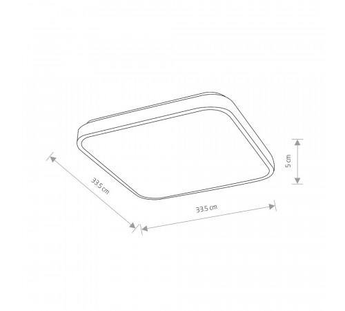 Потолочный cветильник Nowodvorski Agnes Square Led Pro White 10990