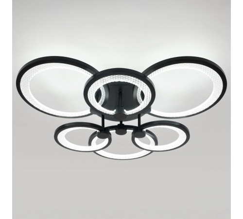 Потолочный светильник Эра Модерн Odry CLL-1-117W 3K-6,5K RC BK