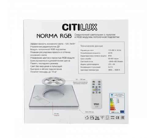 Потолочный светильник Citilux Norma CL749K300 Потолочный светильник Citilux Norma CL749K300