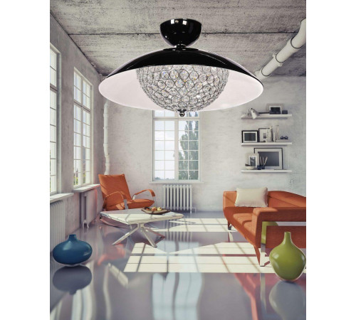 Потолочный светодиодный светильник Lumina Deco Mezzaluna LDC 1578-5 BK Потолочный светодиодный светильник Lumina Deco Mezzaluna LDC 1578-5 BK
