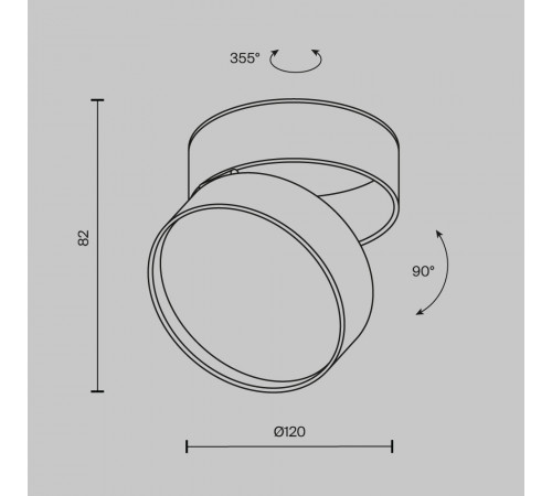 Потолочный светильник Maytoni Onda C024CL-L18W4K