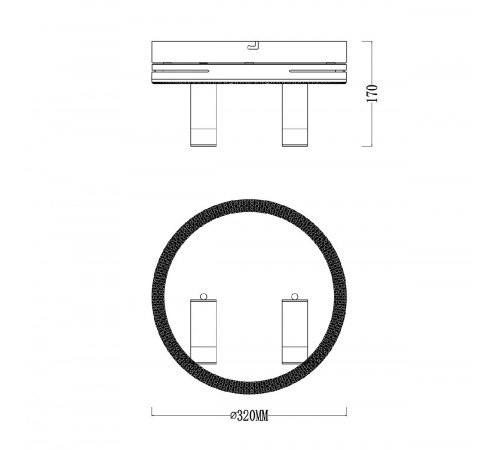 Потолочный светильник Escada 20044SMA/03LED WH