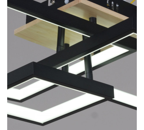 Потолочный светильник Reluce 98560-0.3-03 BK+WOOD