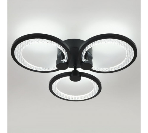 Потолочный светильник Эра Модерн Odry CLL-1-46W 3K-6,5K RC BK