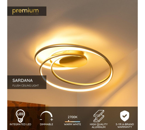 Потолочный светильник Lucide Sardana 52100/54/02