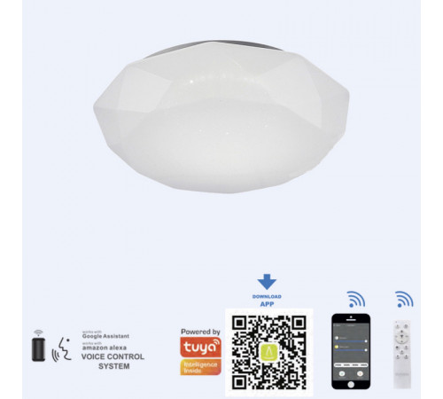 Потолочный светильник Mantra DIAMANTE SMART 5975 Потолочный светильник Mantra DIAMANTE SMART 5975