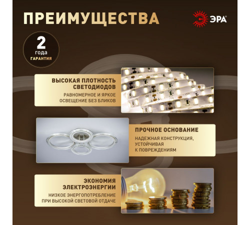 Потолочный светильник Эра Модерн Ring CLL-1-59W 3K-6,5K RC WH