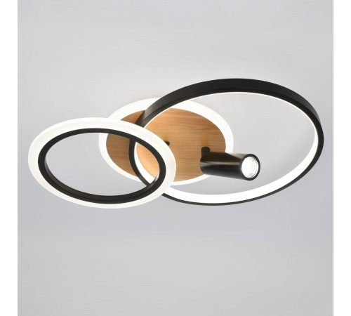 Потолочный светильник Эра Модерн Rondo CLL-1 85W 3K-6,5K RC BK