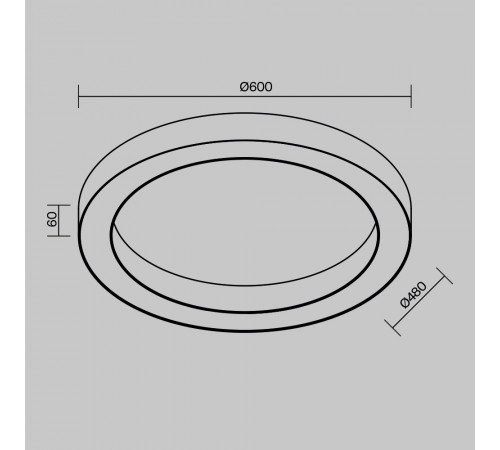 Потолочный светильник Maytoni Technical Lua C093CL-45W4K-W