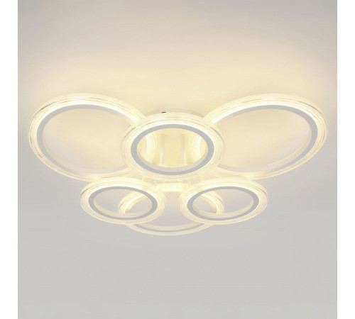 Потолочный светильник Эра Модерн Ring CLL-1-90W 3K-6,5K RC WH