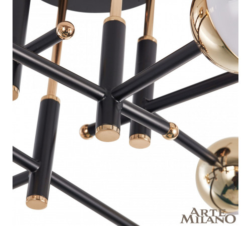 Потолочный светильник Arte Milano Ferrara 273299/6 BK/GD
