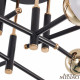 Потолочный светильник Arte Milano Ferrara 273299/6 BK/GD