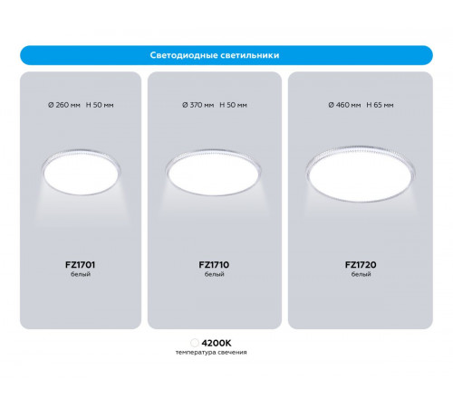 Потолочный светильник Ambrella Light Orbital FZ1710