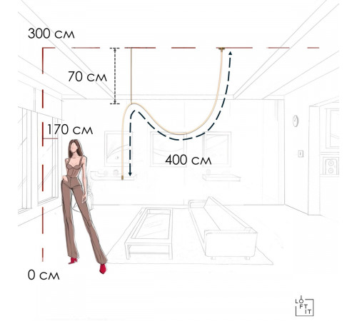 Потолочный светильник Loft IT Thread 10388C Brass Потолочный светильник Loft IT Thread 10388C Brass
