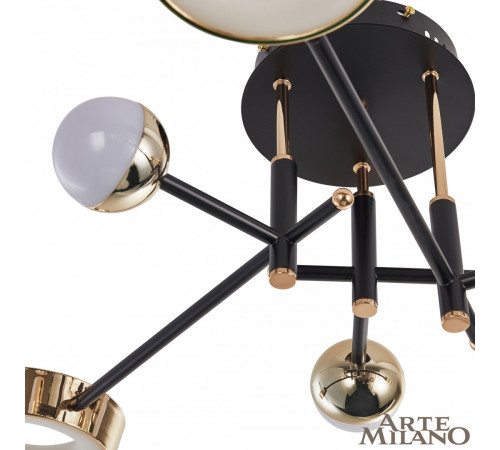 Потолочный светильник Arte Milano Ferrara 273299/6 BK/GD