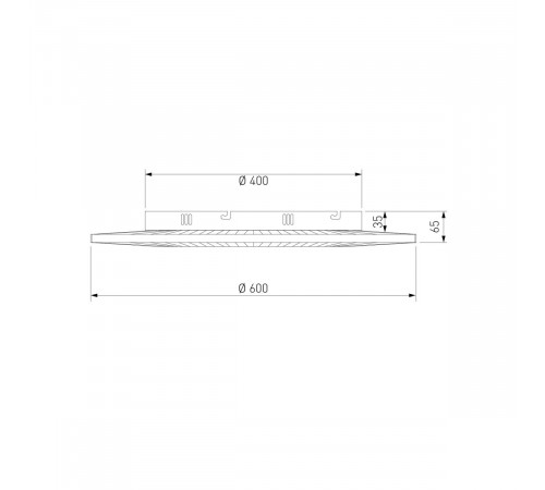 Потолочный светильник Eurosvet Kreis 101003 LED белый a071495