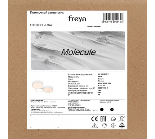 Потолочный светильник Freya Molecule FR6080CL-L76W