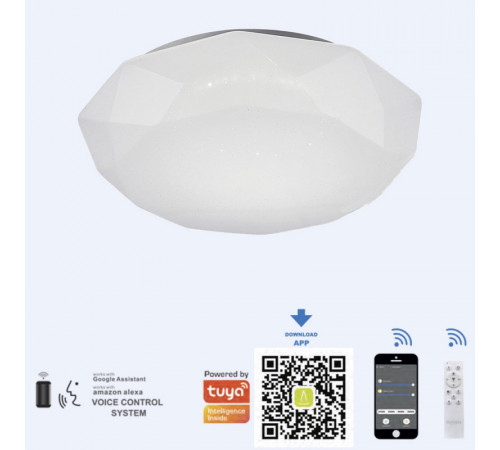 Потолочный светильник Mantra DIAMANTE SMART 5973 Потолочный светильник Mantra DIAMANTE SMART 5973