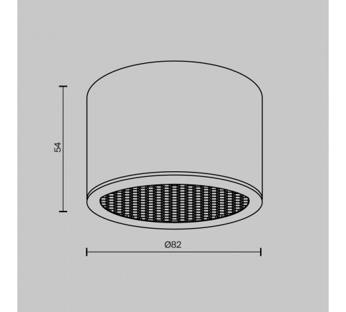 Потолочный светильник Maytoni Technical Glare C122CL-GX53-W