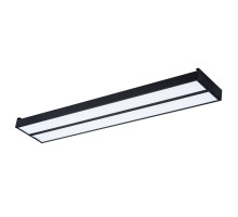 Светодиодная панель Uniel ULO-K15A 2x20W/4000K/L50 IP44 BLACK UL-00012586