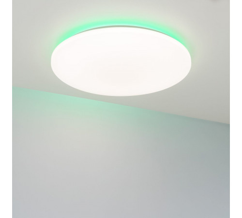 Потолочный светильник Arlight SP-FAVOR-R600-50W Day4000-MIX-RGB (WH, 100 deg, 230V, Tuya Zigbee) (IP54 Пластик) 057444