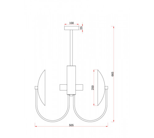 Потолочный светильник Freya Ellipse FR5320PL-04B