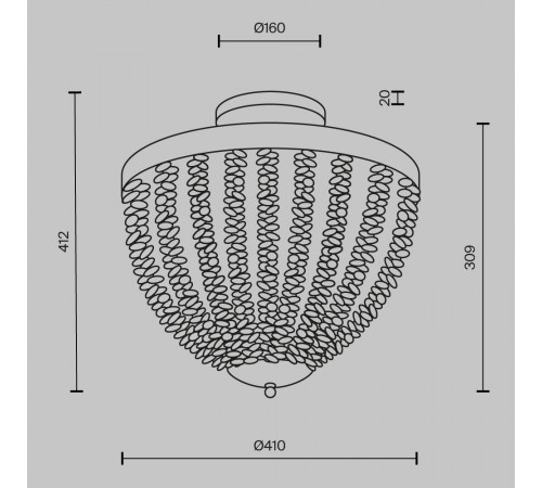Потолочный светильник Maytoni Intrigue MOD440CL-03BS