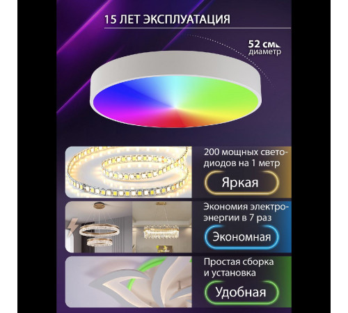 Потолочный светильник Natali Kovaltseva Modern LED LAMPS 81105/2C Потолочный светильник Natali Kovaltseva Modern LED LAMPS 81105/2C