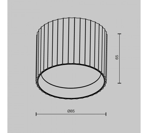 Потолочный светильник Maytoni Technical Calipso C106CL-GX53-B