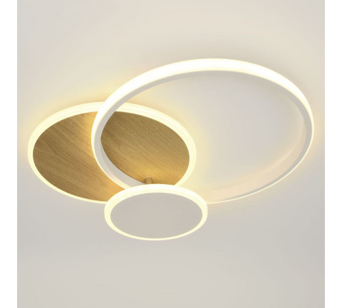 Потолочный светильник Эра Модерн City CLL-1-60-RC WH+Wood