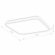 Потолочный cветильник Nowodvorski Agnes Square Led Pro Black 10988