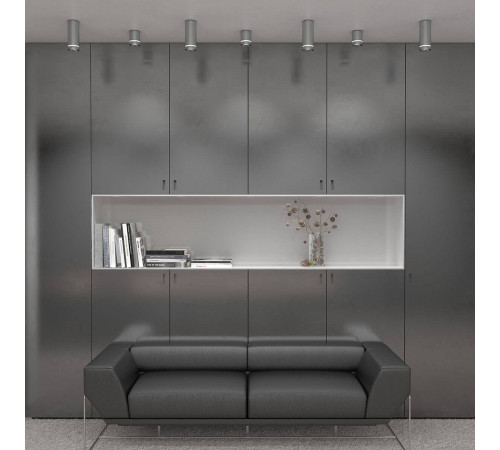 Потолочный светодиодный светильник Elektrostandard DLR022 12W 4200K хром 4690389102998