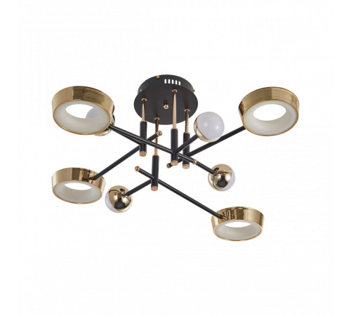 Потолочный светильник Arte Milano Ferrara 273299/8 BK/GD