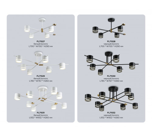 Потолочный светильник Ambrella Light Comfort FL71531