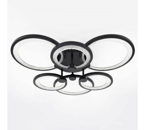 Потолочный светильник Эра Модерн Odry CLL-1-117W 3K-6,5K RC BK